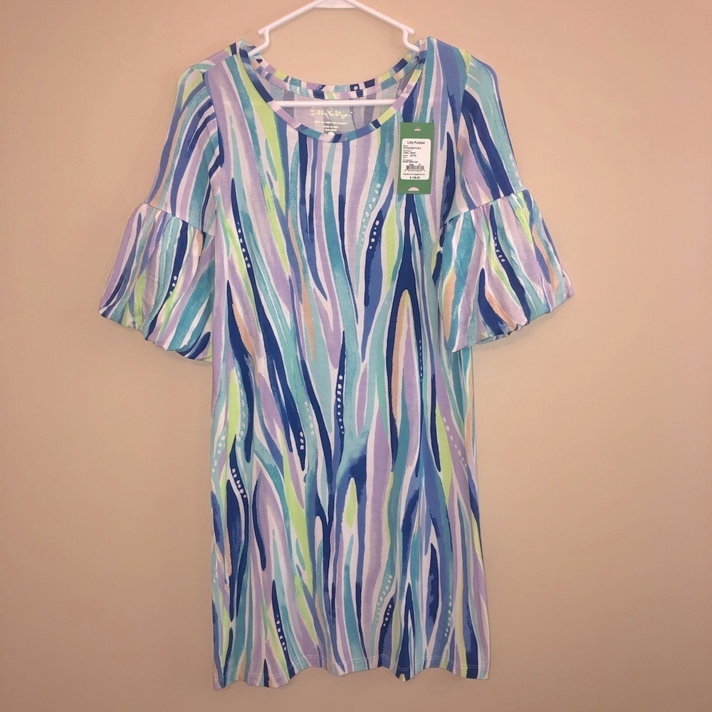 NWT Lilly Pulitzer Shore Perfection Lindell Dress - Picture 2 of 5